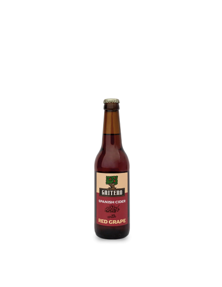 SIDRA EL GAITERO RED GRAPE- 12 botellines