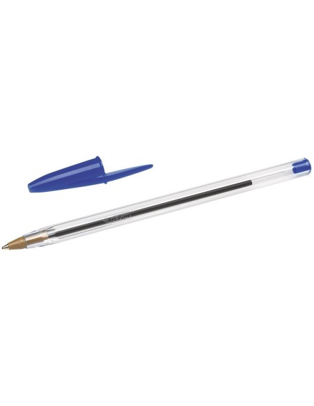 BOLIGRAFO BIC CRISTAL AZUL MEDIO