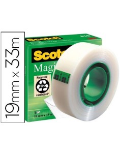 CINTA INVISIBLE MÁGICA 33 mts x 19 mm (PACK 12)