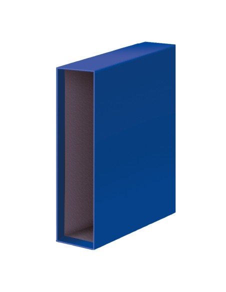 CAJA PARA ARCHIVADOR DOHE A4 LOMO ANCHO AZUL