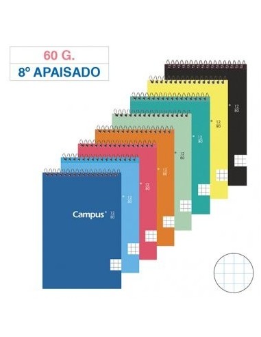 BLOC CAMPUS 8º (155x105mm) CON /80 hojas de 60grs