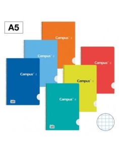 CUADERNO CAMPUS A5 (148x210mm) CON 80 hojas de 60grs