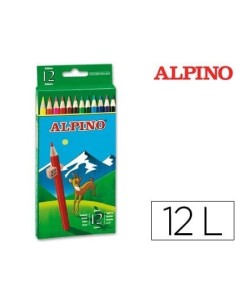 LÁPICES DE COLORES ALPINO 12 Colores