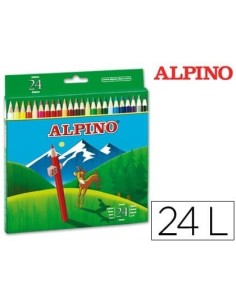 LÁPICES DE COLORES ALPINO 24 Colores