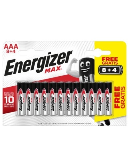 PILA ENERGIZER MAX AAA/LR03 P12