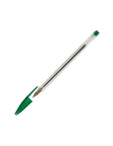 BOLÍGRAFO BIC CRISTAL VERDE MEDIO