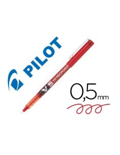 ROTULADOR PILOT V-5 PUNTA DE AGUJA ROJO