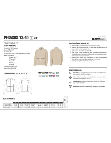 FORRO POLAR PEGASUS 13.40