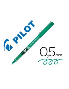 ROTULADOR PILOT V-5 PUNTA DE AGUJA VERDE