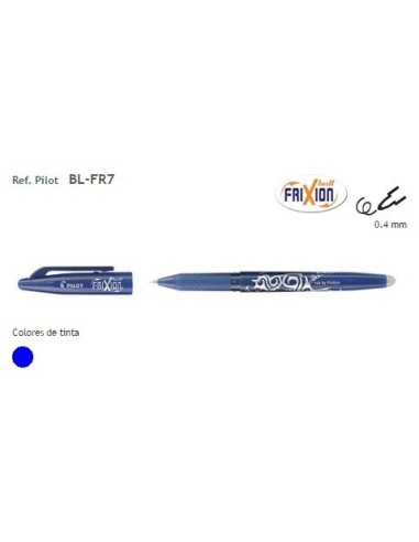 ROTULADOR PILOT FRIXION BALL BORRABLE AZUL