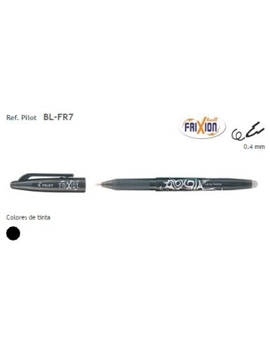 ROTULADOR PILOT FRIXION BALL BORRABLE NEGRO