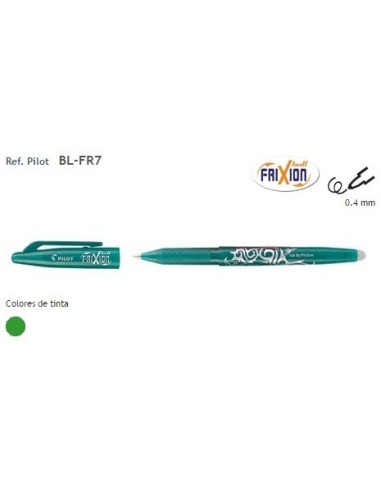 ROTULADOR PILOT FRIXION BALL BORRABLE VERDE
