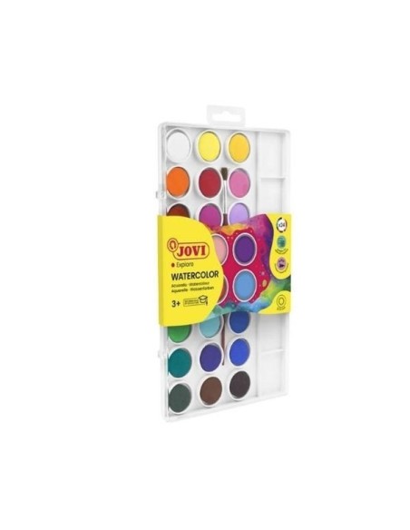 ACUARELAS JOVI CAJA DE 24 COLORES