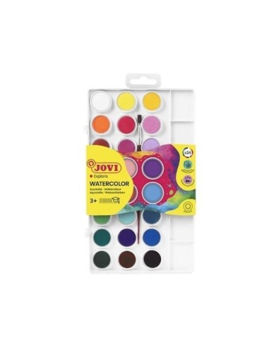 ACUARELAS JOVI CAJA DE 24 COLORES