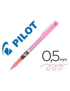 ROTULADOR PILOT V-5 PUNTA DE AGUJA ROSA, TRAZO 0,5mm