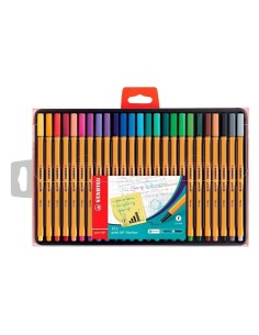 ROTULADOR STABILO PUNTA FINA 88 - Estuche 25 colores 2