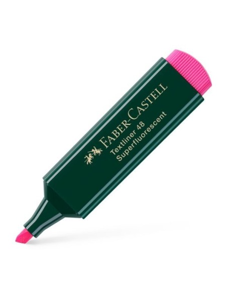 MARCADOR FLUORESCENTE FABER-CASTELL ROSA