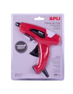 PISTOLA DE COLA APLI 13942 40W + 2 BARRAS