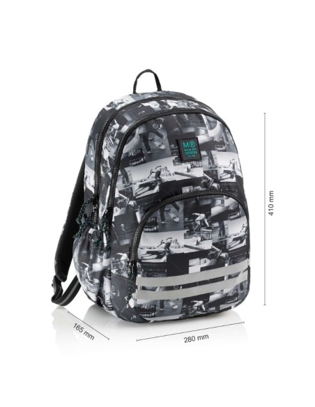 MOCHILA MIQUELRIUS MR19293 TRIPLE OSLO RECICLADA