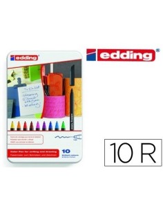 ROTULADOR EDDING 1200-10-S Caja de 10 unid surtidas