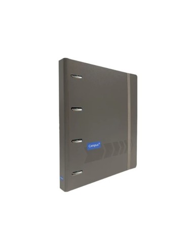 CARPETA CAMPUS RINGBOOK UNIVERSITY 4-ANILL + RECAMB GRIS