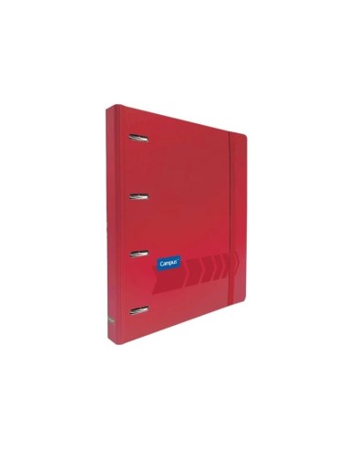 CARPETA CAMPUS RINGBOOK UNIVERS 4-ANILL + RECAMB ROJO