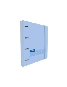 CARPETA CAMPUS RINGBOOK UNIVERS 4-ANILL + REC AZ PASTEL