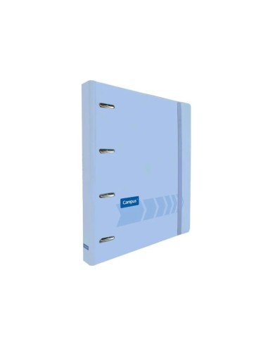CARPETA CAMPUS RINGBOOK UNIVERS 4-ANILL + REC AZ PASTEL